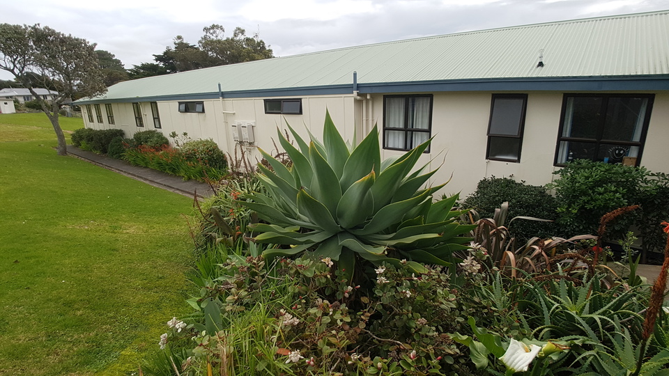The Peter Snell main building seen from the lawn